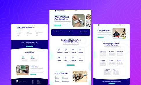 Moni Eye Hospital website project